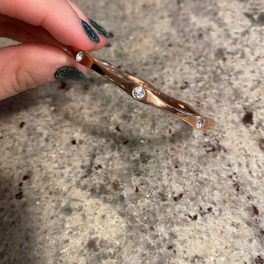 Kate Spade Heavy Metals Wave Bangle Bracelet - Picture 7 of 10